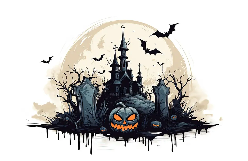 Halloween Vocabulary in German image